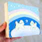 "I Missed You" Handmade Felt Original Artwork