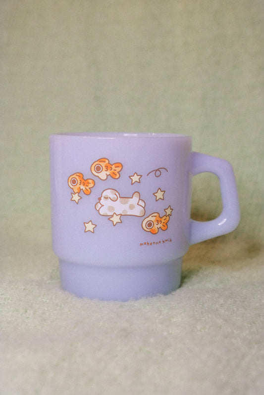 Fish Doggy Glass Mug