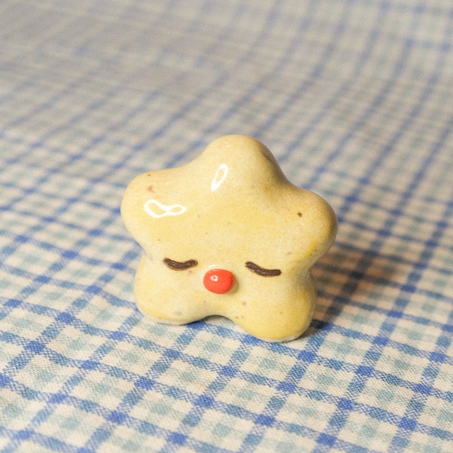 Sleepy Star Ceramic Figurine