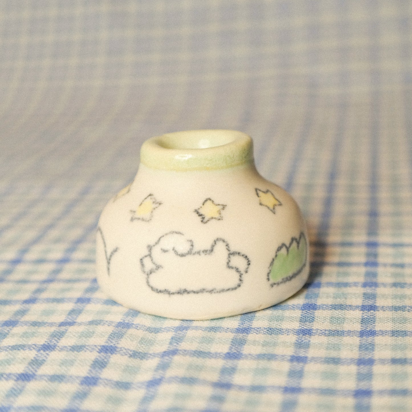 Tennis Ball Dog Mini Vase