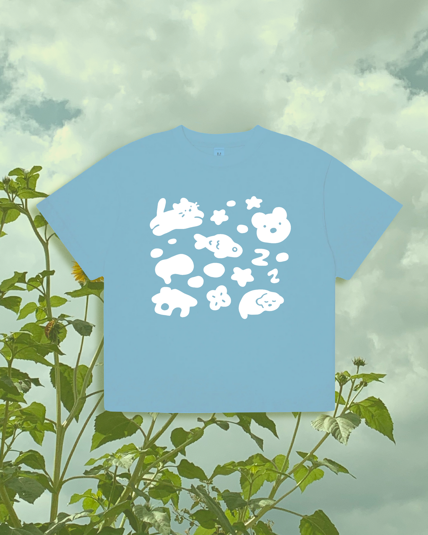 *PREORDER* Puff Clouds Blue Short Sleeve T-Shirt