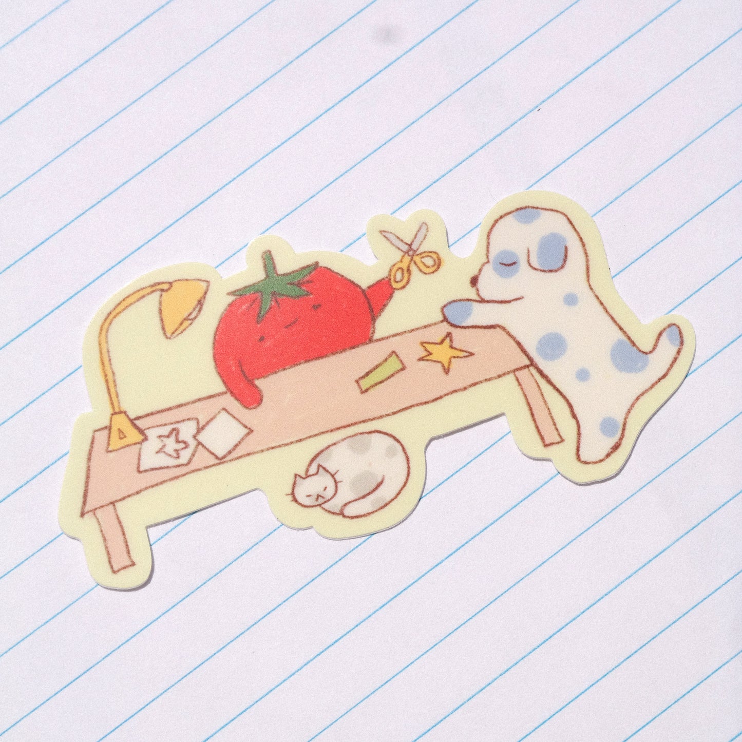 playdate! Crafting Matte Vinyl Sticker