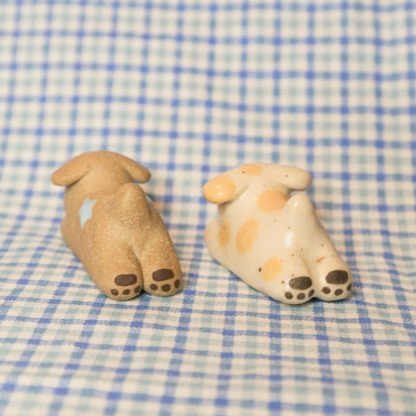 Splooting Dog Ceramic Figurine
