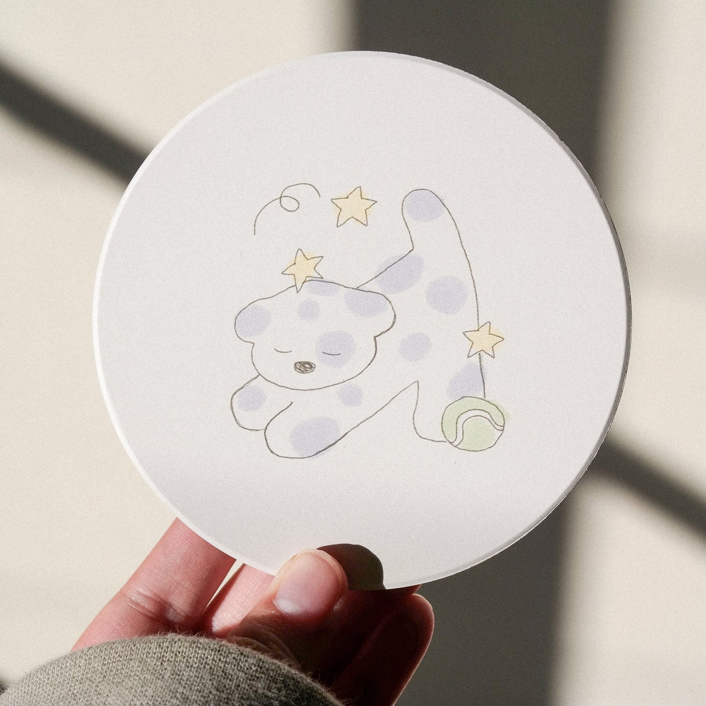 Puppies Ceramic Coaster Set