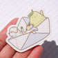 playdate! Paperboat Matte Vinyl Sticker