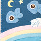 "Best Playmates" Handmade Felt Original Artwork