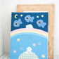 "Best Playmates" Handmade Felt Original Artwork