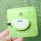 Ceramic Hair Clip - Apple Slice