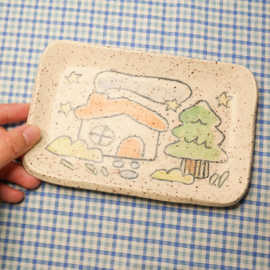 Orange House Snack Plate