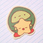 playdate! Pea and Star Matte Vinyl Sticker