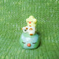 Star and Doggy and Earth Stack Ceramic Figurine