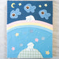"Best Playmates" Handmade Felt Original Artwork