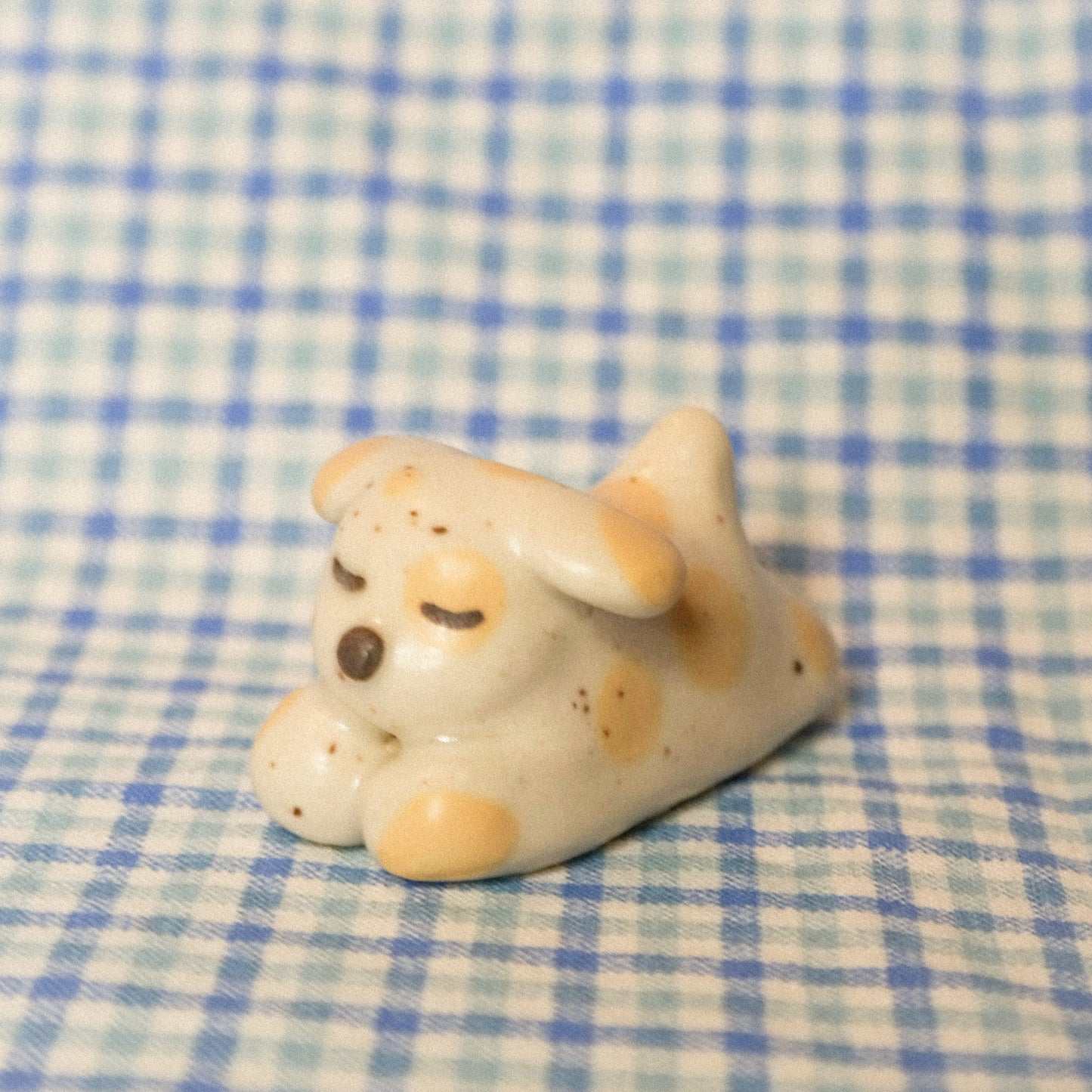 Splooting Dog Ceramic Figurine