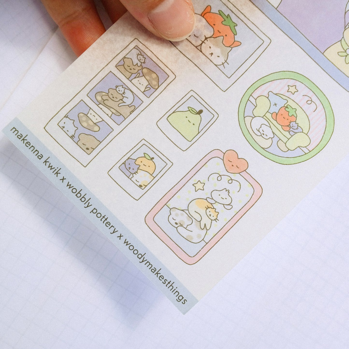 playdate! Pics with Friends Washi Sticker Sheet