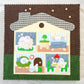 "The Puppy House" Handmade Felt Original Artwork