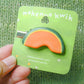 Ceramic Hair Clip - Kabocha Slice