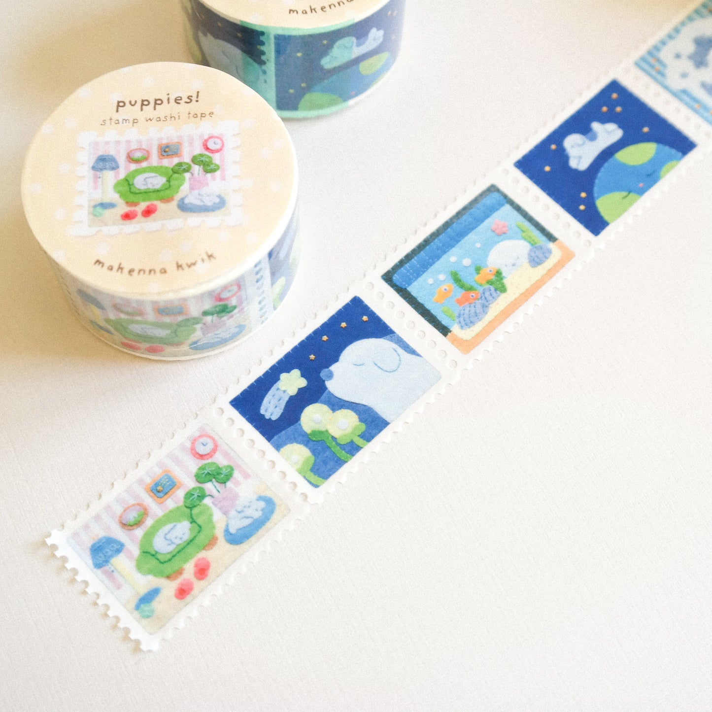 Puppies Stamp Washi Tape