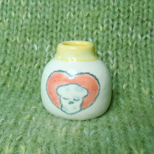Puppy Love #1 Vase