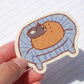 playdate! Couch Potato Matte Vinyl Sticker