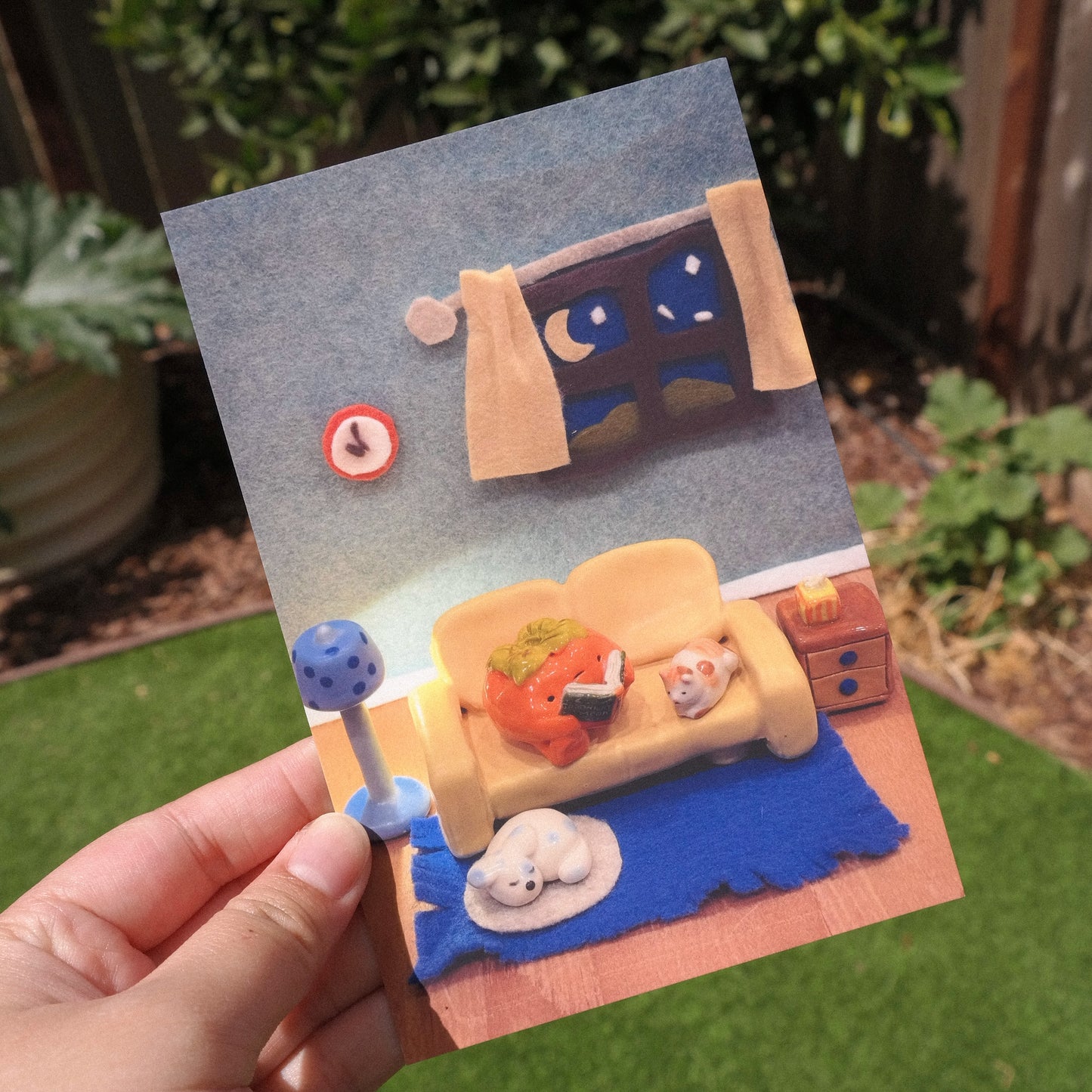 playdate! Living Room Postcard Print