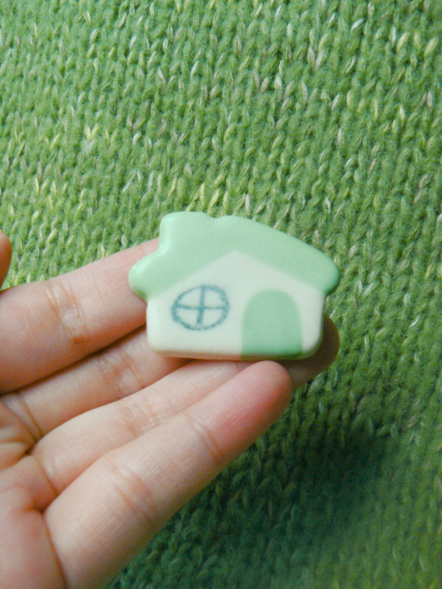 Ceramic Magnet - House