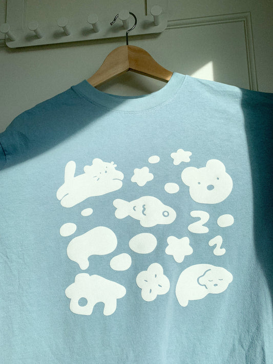 *PREORDER* Puff Clouds Blue Short Sleeve T-Shirt