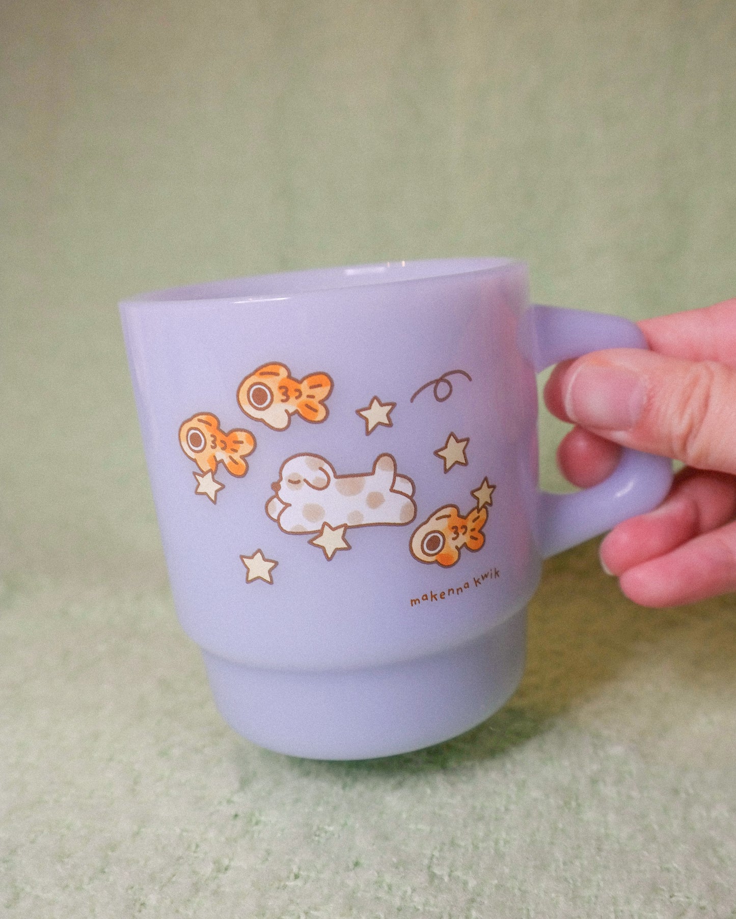 Fish Doggy Glass Mug