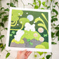 Take My Paw 12x12 Big Art Print