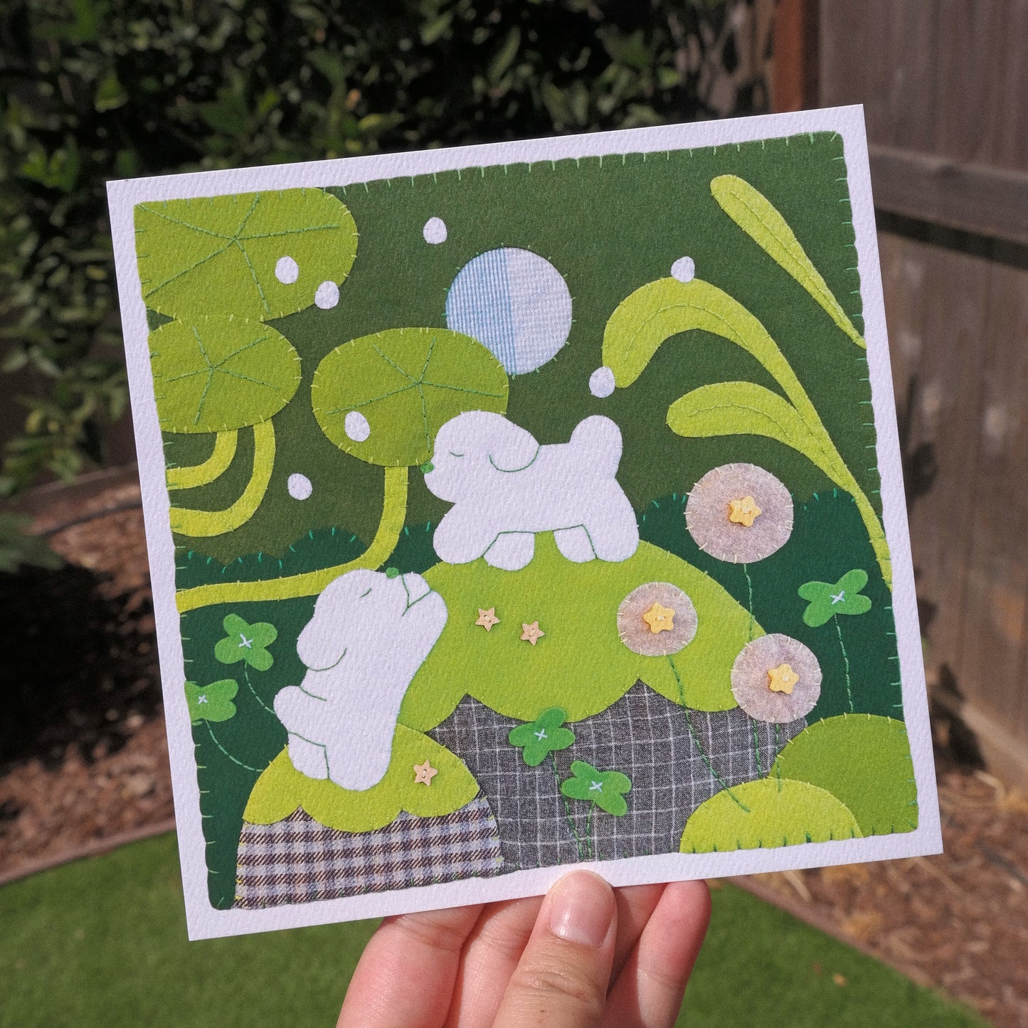 Take My Paw 6x6 Small Art Print