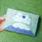 Mountain Dog Handmade Felt Original Artwork