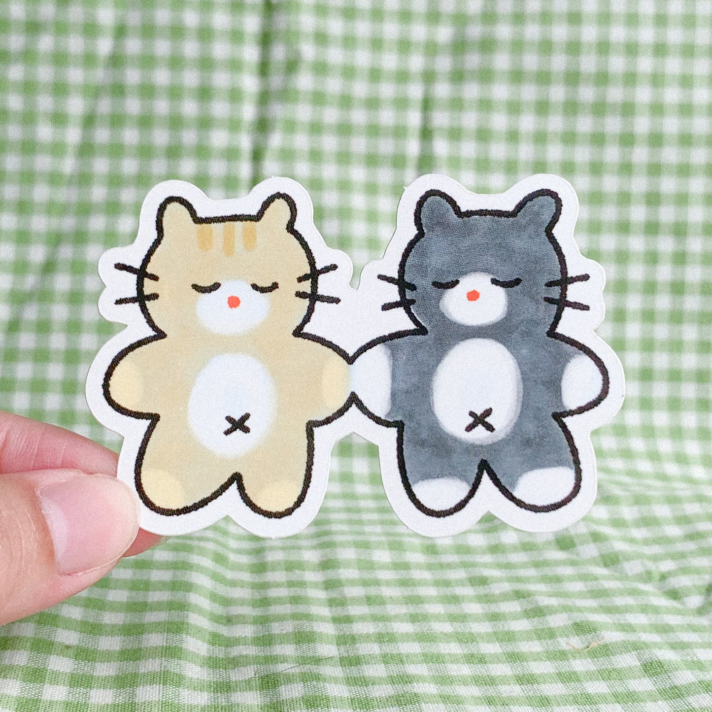 Cat Besties Matte Vinyl Sticker