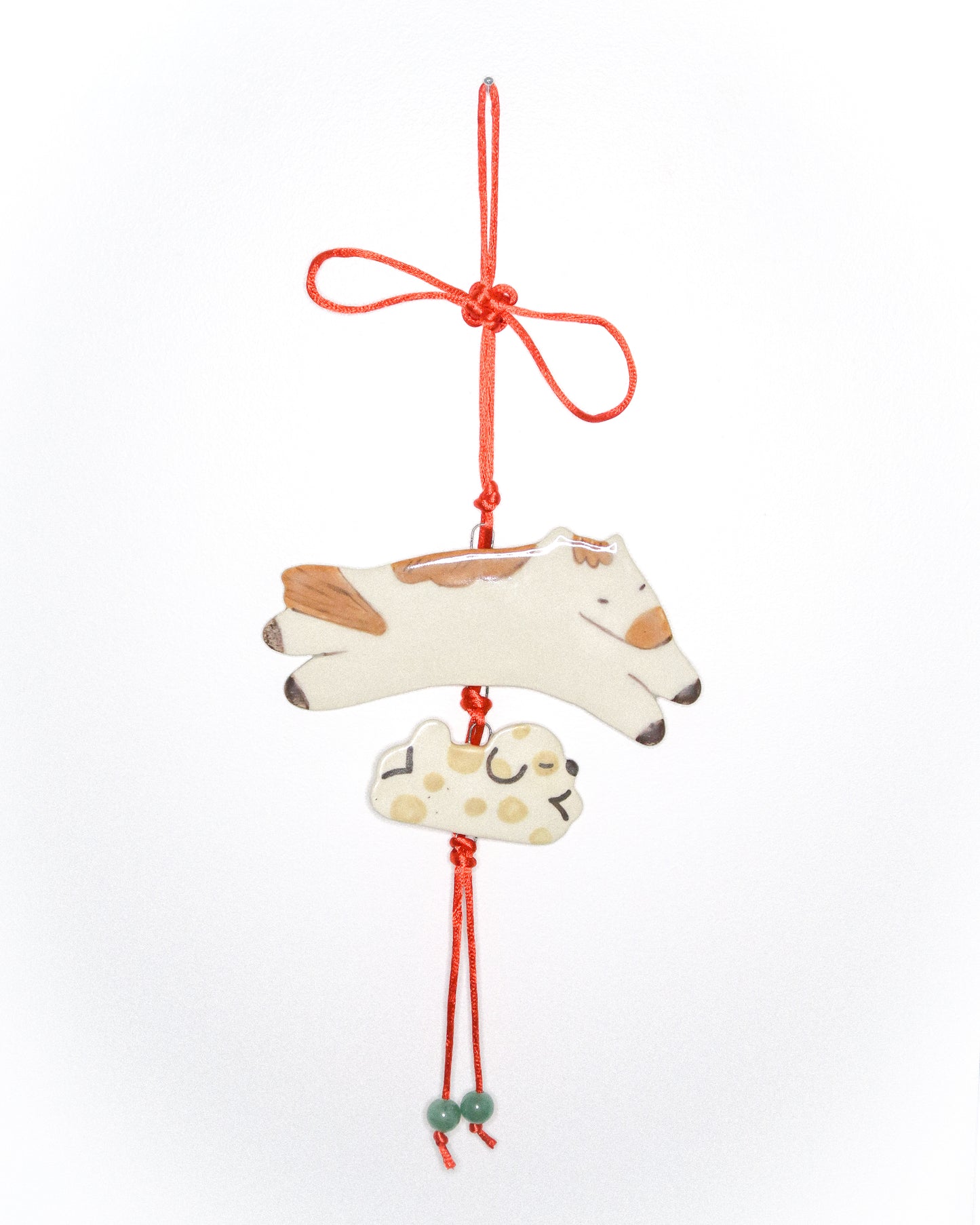 Woody Makes Things x Makenna Kwik Ceramic Horse Wall Hangings