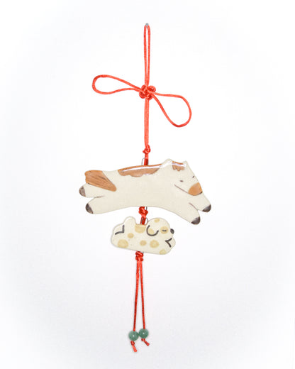 Woody Makes Things x Makenna Kwik Ceramic Horse Wall Hangings