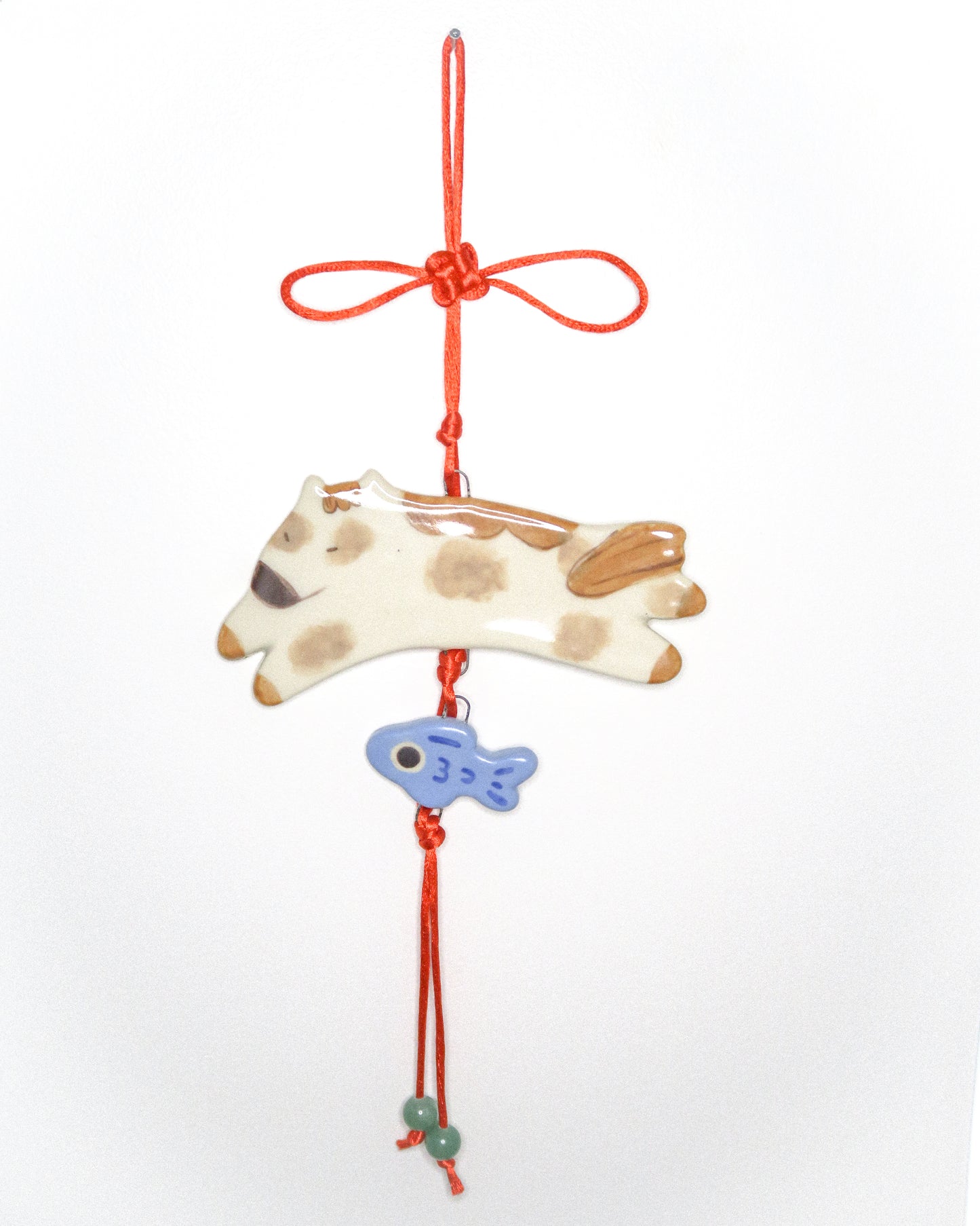 Woody Makes Things x Makenna Kwik Ceramic Horse Wall Hangings