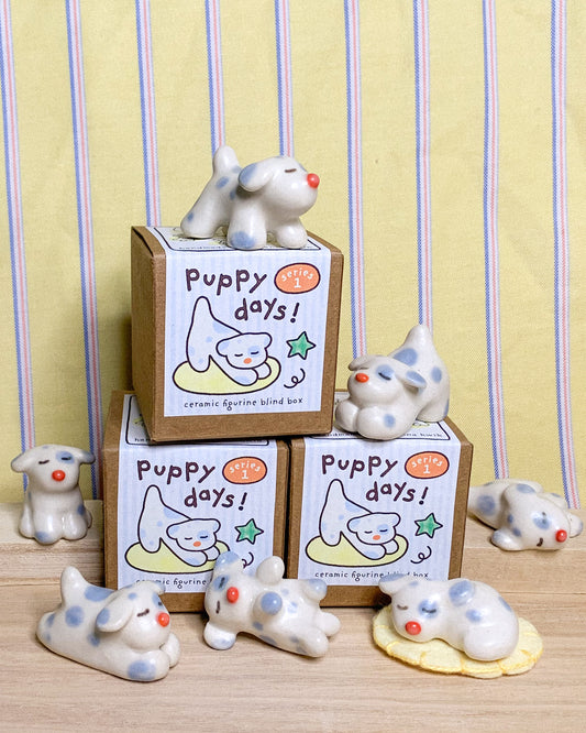 *PREORDER* Puppy Days Series 1 Ceramic Figurine Blind Box