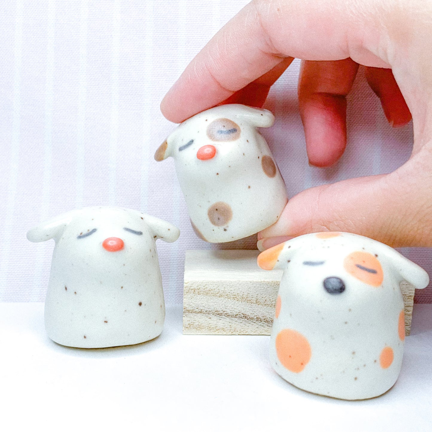 Stump Dog Figurine