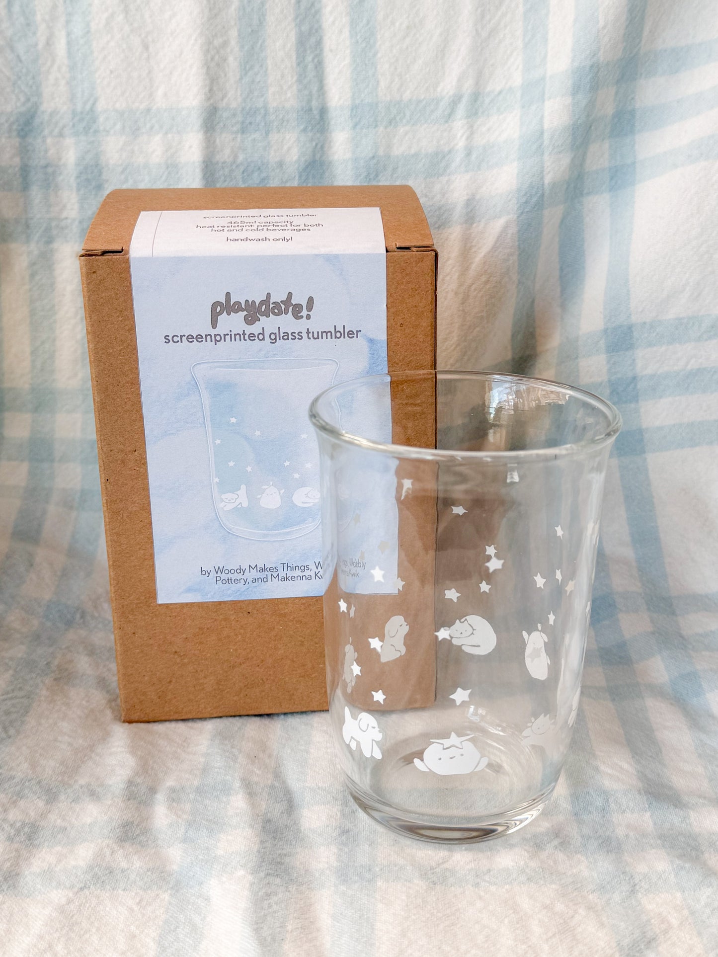 playdate! Glass Tumbler