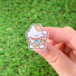 Lucky Cat Recycled Acrylic Shoe Charm