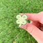 Clover Recycled Acrylic Shoe Charm