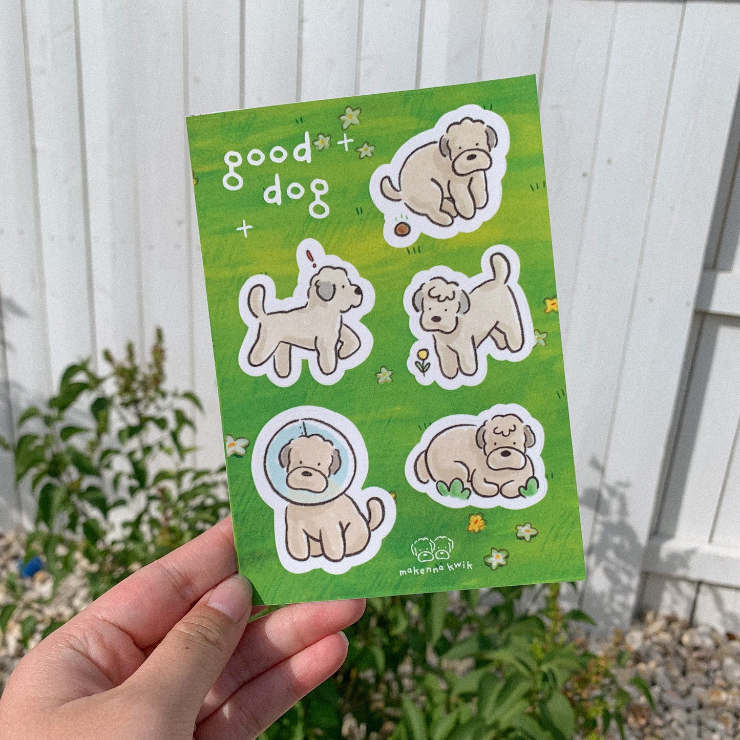 Good Dog Vinyl Sticker Sheet