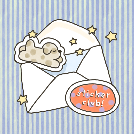 Monthly Sticker Club!