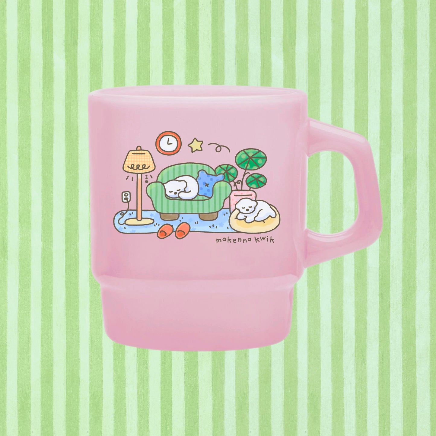 Living Room Glass Mug