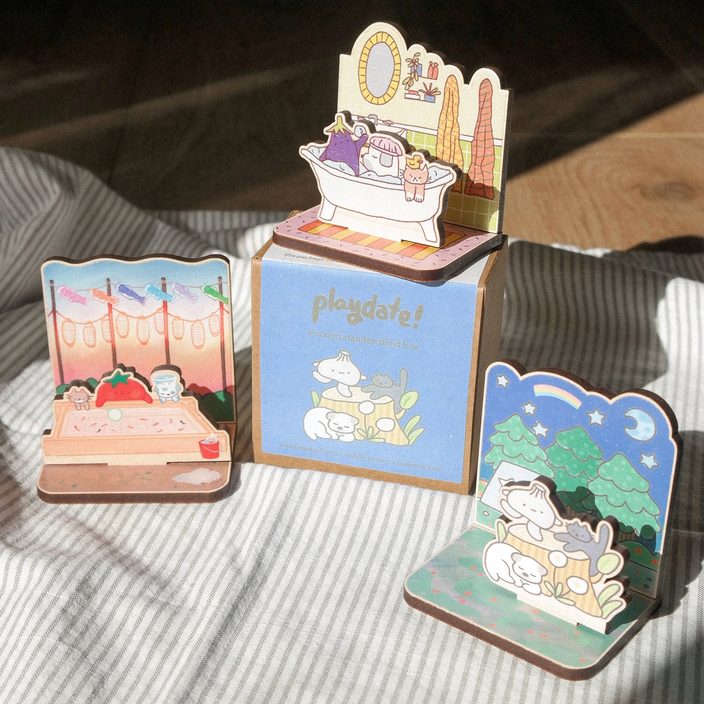 playdate! Wooden Standee Blind Box