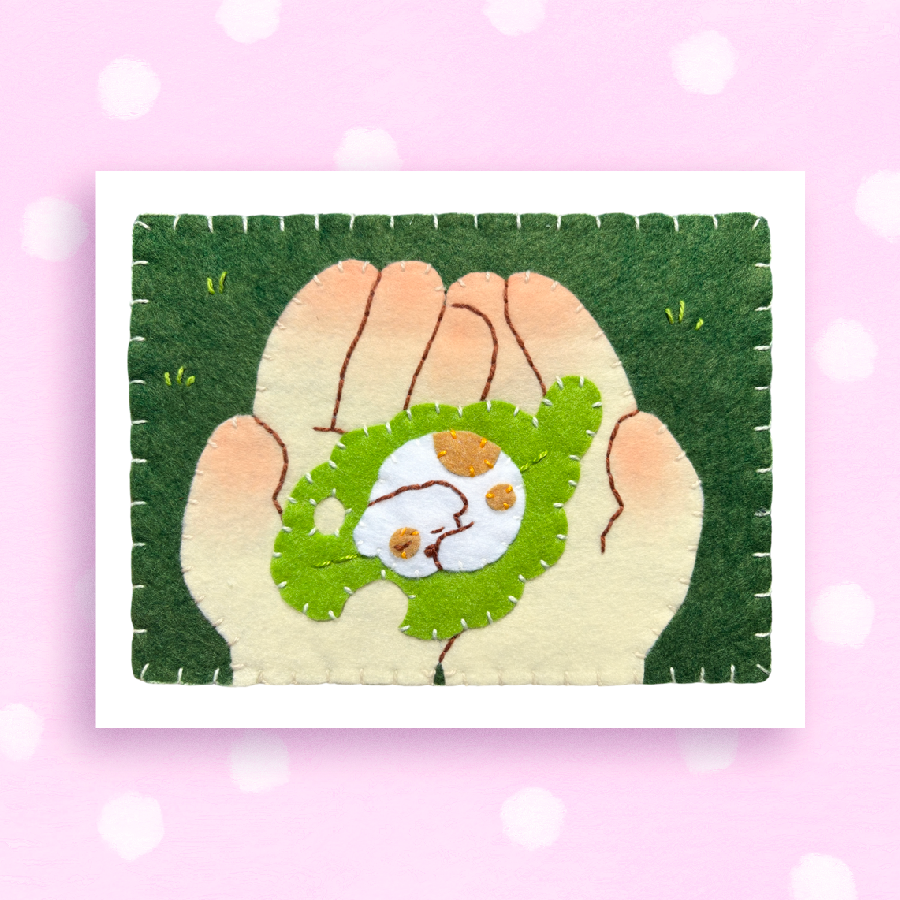 Favorite Nap Spot 11x14 Big Art Print