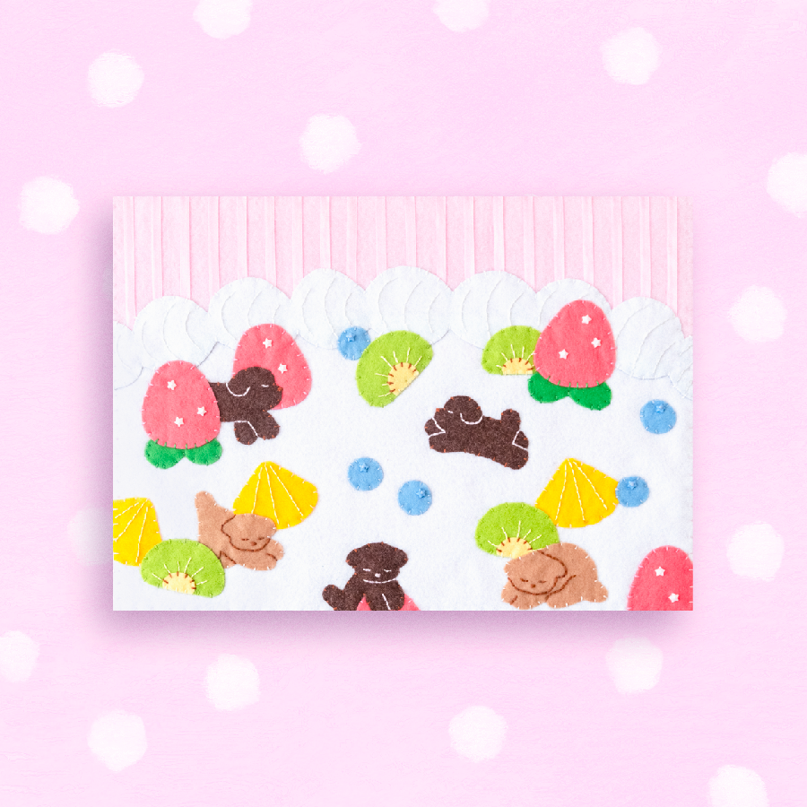playdate! Not Too Sweet Postcard Print