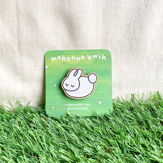 Bunny Loaf Wooden Pin