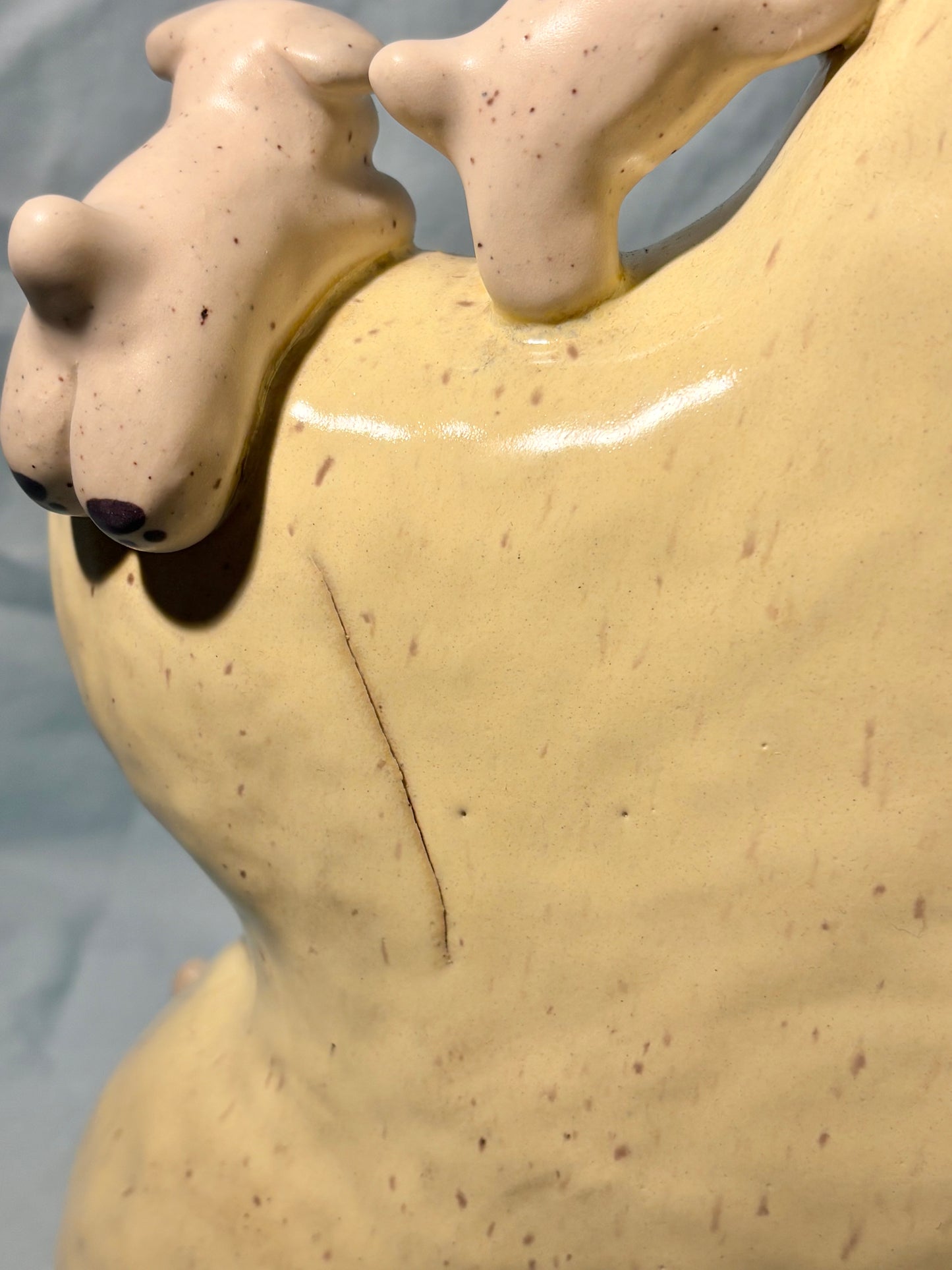 "Puppy Playground: Star" Ceramic Sculpture