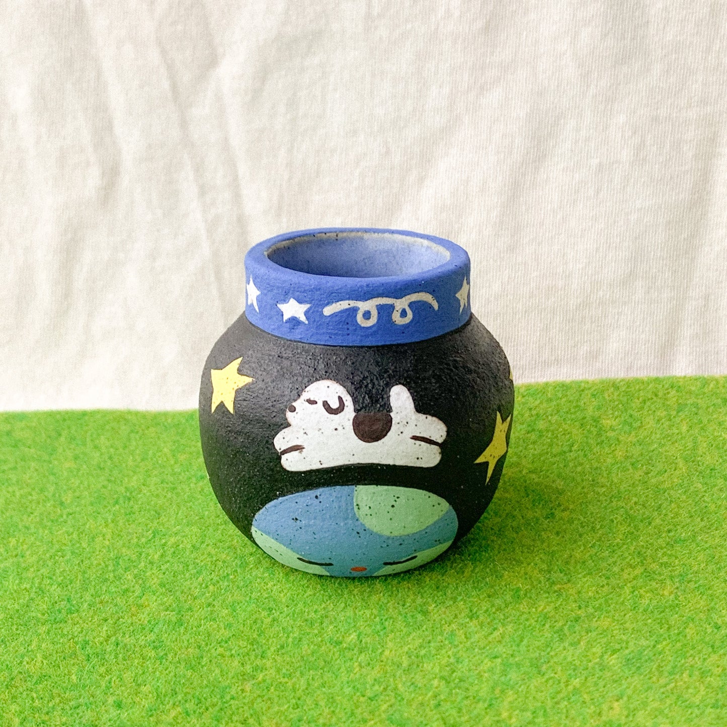 Space Doggy Vase