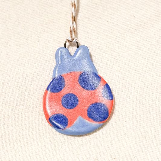 Mini Ceramic Ornament - Ladybug