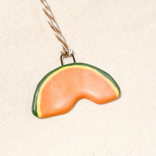 Mini Ceramic Ornament - Kabocha